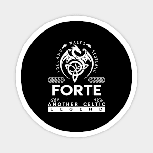 Forte Name T Shirt - Another Celtic Legend Forte Dragon Gift Item Magnet